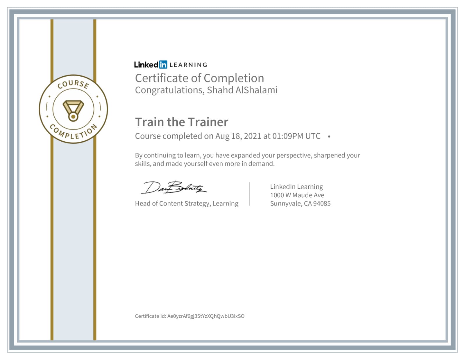 Train the Trainer — LinkedIn Learning