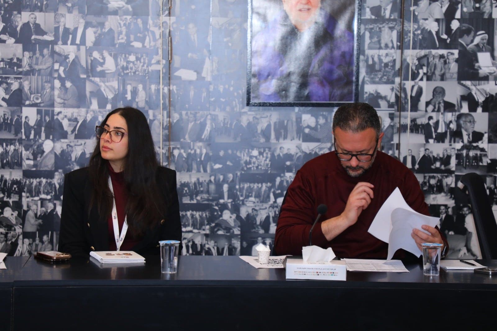 Dr. Shahd speaking on a panel